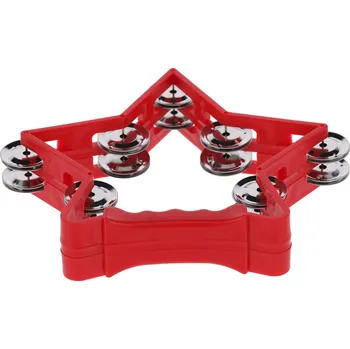 Tamburína GEWA Okovy-kroužky HvězdaČervená 13998