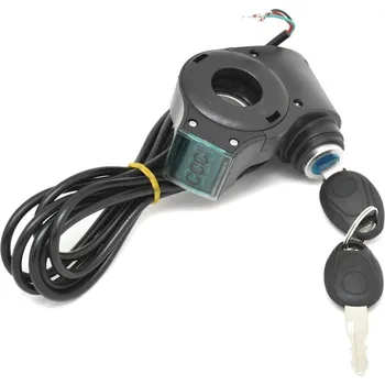 Příslušenství pro elektrokoloběžku BLUETOUCH elektronický zámek pro BT350/BT500/BT800 Zámek, elektronický, s klíčem, pro elektrokoloběžky BLUETOUCH BT350, BT500, BT800, černý 319