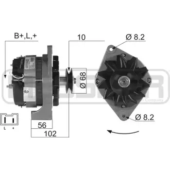 Alternátor ERA Alternátor ERA 210009A