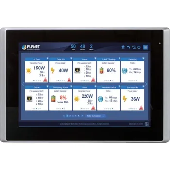 Notebook PLANET NMS-360V-12 Kontrolér, pro 512 zařízení, 12,1" LCD, 2x LAN, 2x DB9 (COM), 1x HDMI, 2x USB, web, SNMP, SSL, IP66, pro solární switch BSP-360 NMS-360V-12