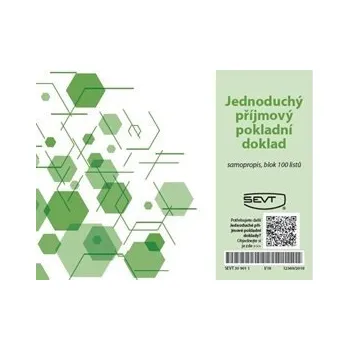 Tiskopis Jednoduchý příjmový pokladní doklad
