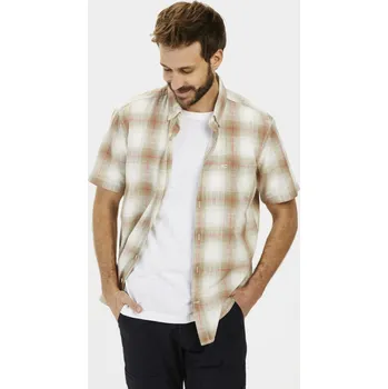 Pánská košile KOŠILE CAMEL ACTIVE SHORTSLEEVE SHIRT SUNFADED RED