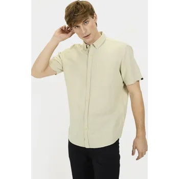 Pánská košile KOŠILE CAMEL ACTIVE SHORTSLEEVE SHIRT BEIGE
