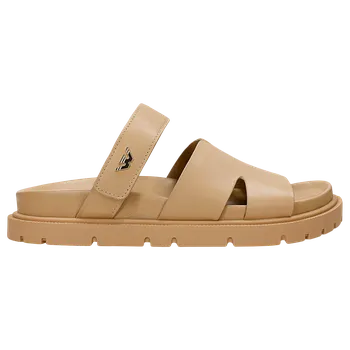 Dámské žabky Béžové Kožené Dámské Pantofle Na Masivní Podrážce Wojas 7413554 40