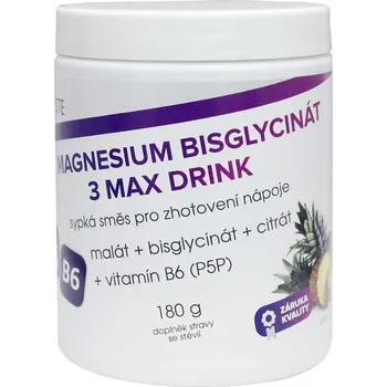 Vieste Magnesium bisglycinát 3 Max Drink ananas 180 g