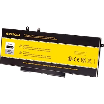 Baterie k notebooku PATONA pro Dell Latitude 5400/5410/5510 8000mAh Baterie, pro notebook, 8000mAh, Li-Pol, 7,6V, pro Dell Latitude 5400, 5410, 5510, 4GVMP, 3HWPP, neoriginální PT2921
