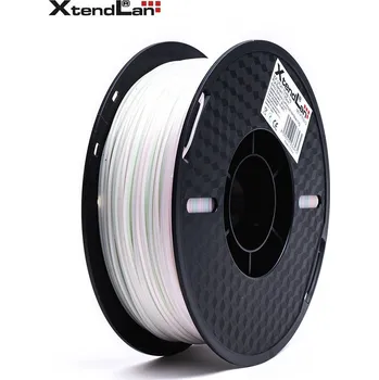 Filament XtendLan filament PLA svítící duhový Plastické vlákno, pro 3D tisk, PLA, průměr 1,75mm, hmotnost materiálu 1kg, svítící duhové 3DF-LPLA1.75-RB 1kg
