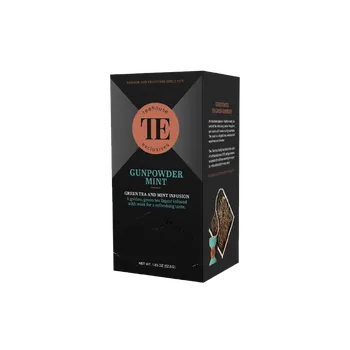 Čaj Teahouse Exclusives Gunpowder Mint 15 luxusních sáčků