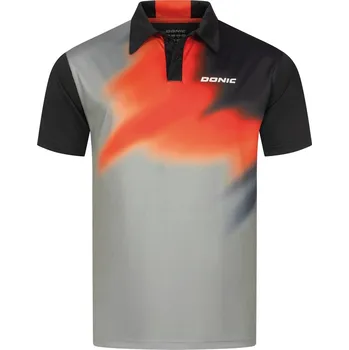 Polokošile DONIC Rhythm šedá/červená šedá/červená XS