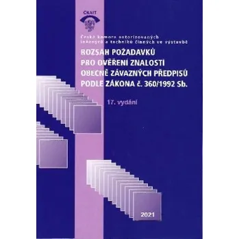 Rozsah požadavků pro ověření znalostí obecně závazných předpisů podle zákona č 360 1992 Sb 17 vyd - Informační centrum ČKAIT