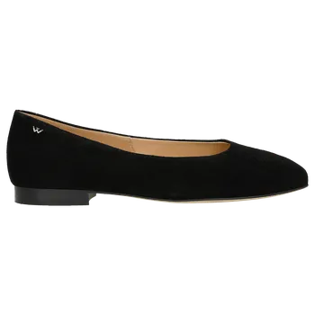 Dámské polobotky Černé Klasické Dámské Balerínky Ze Semiše Wojas 4400361 40