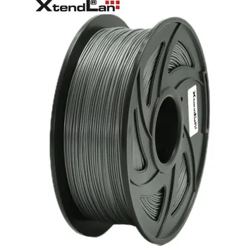 Filament XtendLan filament PLA šedý Plastické vlákno, pro 3D tisk, PLA, průměr 1,75mm, hmotnost materiálu 1kg, šedé 3DF-PLA1.75-GY 1kg