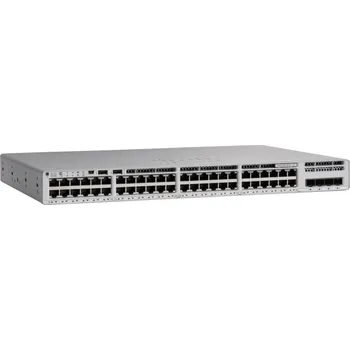 Switch Cisco Catalyst C9200L-48P-4G-E Switch, 48× 10/100/1000 RJ-45, 4× SFP, PoE+ (802.3af/at), PoE Budget 740W, 1× 1000W, spravovatelný C9200L-48P-4G-E