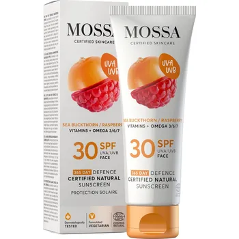 Přípravek na opalování MOSSA PLEŤOVÝ KRÉM NA OPALOVÁNÍ SPF 30, 50 ml