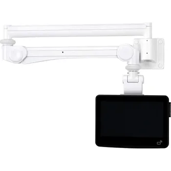 Monitor Neomounts FPMA-HAW300 Držák, VESA, nástěnný, pro lékařské monitory, úhlopříčka 10"-24", náklon 60°, otáčení 370°, nosnost 3kg, hliník, bílý FPMA-HAW300