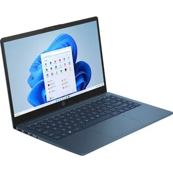 Notebook HP 14-ee0037nc Notebook, i7-1355U, 16GB DDR4, 512GB SSD, Intel Iris Xe G7, 14" Full HD IPS, W11H, modrý A47N4EA#BCM