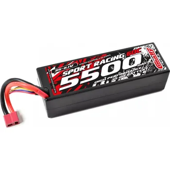 RC náhradní díl Sport Racing 60C - 5500mAh - 11,1V 3S - LiPo Stick Hardcase - T-Dean