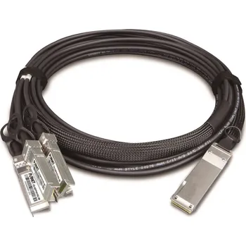 Stolní počítač Kabel PLANET CB-QSFP4X10G-3M Kabel, metalický spojovací, 40Gbit QSFP+ na 4x 10Gbit SFP+, délka 3m CB-QSFP4X10G-3M