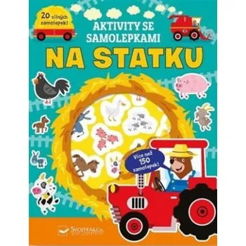 interaktivní kniha Aktivity se samolepkami Na statku