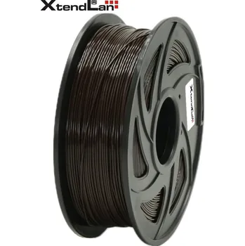 3D tisk XtendLan filament PLA černý Plastické vlákno, pro 3D tisk, PLA, průměr 1,75mm, hmotnost materiálu 1kg, černé 3DF-PLA1.75-BK 1kg