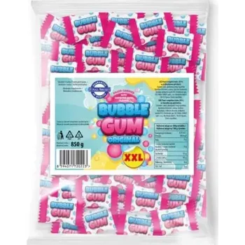 Bonbon Ovocné bonbóny furé BUBBLE GUM 850 g - ORIGINÁL žvýkačková příchuť - XXL balení (Plněné bonbóny se žvýkačkovou příchutí)