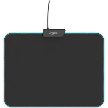 Myš Hama uRage Lethality 200 Illuminated Podložka pod myš, herní, 350×260×3mm, podsvícená, USB, černá 186045