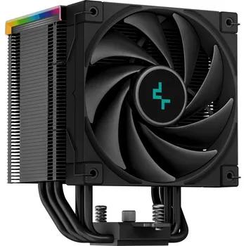 Počítačové chlazení DEEPCOOL AK500 DIGITAL Chladič, pro CPU, pro Intel i AMD, socket 1700, 1200, 115x, 2011, 2066, AM5, AM4, 240W TDP, 120mm ventilátor, 5 heatpipe, digitální displej, černý R-AK500-BKADMN-G