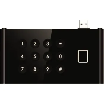 Hikvision DS-KDM9403-FKP Klávesnice, se čtečkou otisku prstů, pro interkomy Hikvision řady KD9403, 5000 otisků, USB, IP65, černá DS-KDM9403-FKP