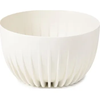 Květináč Plastová mísa Mira 240 mm, bílá