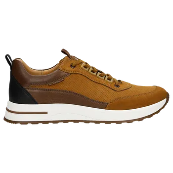 Pánské polobotky Hnědé Pánské Sneakers S Prvky Z Lícové Kůže Wojas 1024573 40