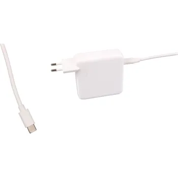 Notebook Napájecí adaptér PATONA USB-C 87W Napájecí adaptér, univerzální, pro tablety a smartphony, 5V-20V, 87W, konektor USB-C, bílý PT2573