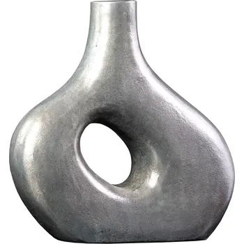 Váza Váza RING 30 CM tmavě šedá