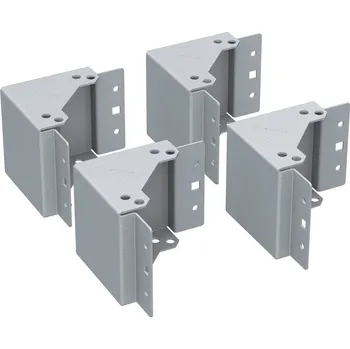 Notebook Solarix POD-SR-1-G Sada rohů, univerzální, modulární podstavec, výška 100mm, montážní sada, 4ks, šedá 86064400