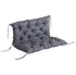 Podsedák Outsunny Polštář na zahradní lavici 100 x 98 x 8 cm tmavě šedý