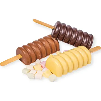 Čokoláda Valašská dílna Špalek z hořké čokolády do mléka s marshmallows 45g