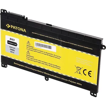 Baterie k notebooku PATONA pro HP Pavilion x360 13 3400mAh Baterie, pro notebook, 3400mAh, Li-Pol, 11,55V, pro HP Pavilion x360 13, kompatibilní s baterií BI03XL, neoriginální PT2881