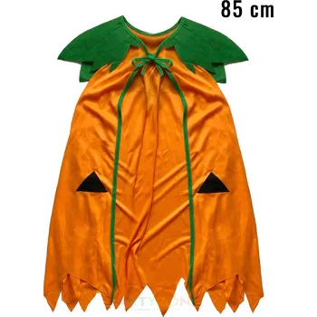 Karnevalový doplněk Dětský plášť Halloween dýně 85 cm