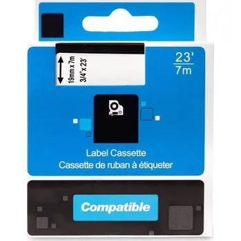 Pásek do tiskárny Páska PrintLine kompatibilní s DYMO 45806 Páska, pro tiskárny štítků, kompatibilní s DYMO 45806 S0720860, 19mm, 7m, černý tisk / modrý podklad, D1 PLTD21