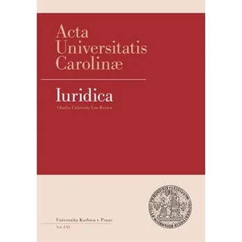 Časopis Acta Universitatis Carolinae Iuridica 3 2018 - Kolektiv autorů