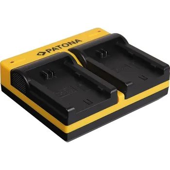 PATONA pro 2 baterie Fuji NP-W235 Nabíječka, pro fotoaparáty, pro 2 baterie, micro USB, kompatibilní s Fuji NP-W235 PT191695