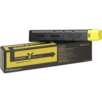 Počítač Toner Kyocera TK-8705Y žlutý Toner, originální, pro TASKalfa 6550, 6551, 7550, 7551ci, 30000 stran, žlutý TK-8705Y