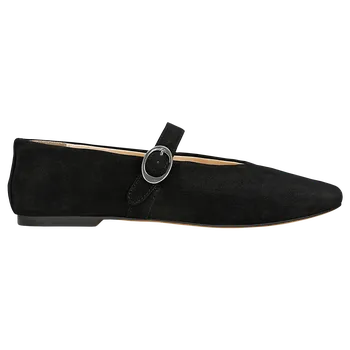 Dámské polobotky Černé Balerínky S Páskem Na Podešvi Wojas 4405861 42