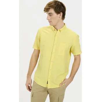 Pánská košile KOŠILE CAMEL ACTIVE SHORTSLEEVE SHIRT DUSTY CITRON