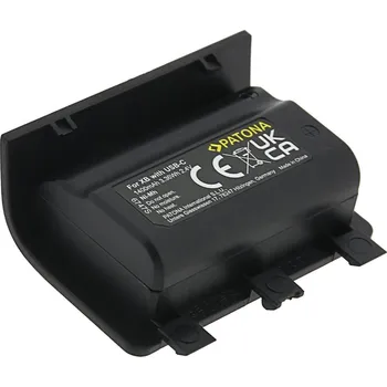 Herní konzole PATONA pro Microsoft Xbox S/ X 1400mAh Baterie, pro ovladač herní konzole Microsoft Xbox S, Xbox X, 1400mAh, Ni-Mh, 2,4V, USB-C PT6747