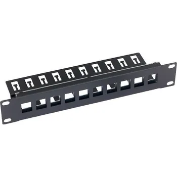 modulární přístroj a rozvaděč Triton RAB-PP-X03-C1 Patch panel, 10", modulární, 1U, pro max. 10× keystone, otvor 14,8×17,5mm RAB-PP-X03-C1