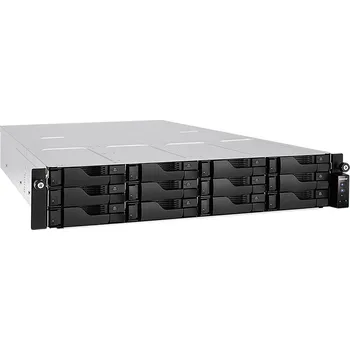 Asustor AS6512RD/RAIL KIT Síťové úložiště NAS, 12x 2,5"/3,5" SATA III, Intel Atom C3538, 8GB DDR4, 4x LAN, 4x USB 3.0, rack, redund. zdroj, rail kit AS6512RD+RAIL