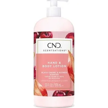 Tělové mléko CND SCENTSATIONS™ BLACK CHERRY & NUTMEG pleť. mléko třešeň a muškátový oříšek, 31oz (917ml)