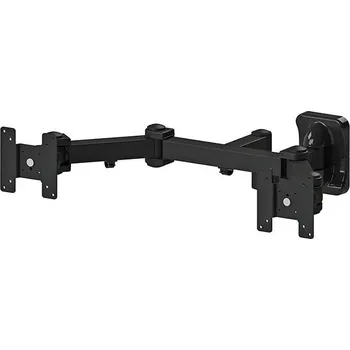 Monitor Neomounts FPMA-W960D Držák, VESA, nástěnný, pro 2 monitory, úhlopříčka 10"–27", náklon 180°, otáčení 180°, rotace 360°, nosnost 2× 6kg, černý FPMA-W960D
