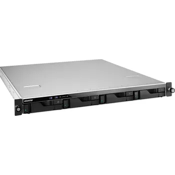 Asustor AS6504RD/RAIL KIT Síťové úložiště NAS, 4x 2,5"/3,5" SATA III, Intel Atom C3538, 8GB DDR4, 4x LAN, 4x USB 3.0, rack, redund. zdroj, rail kit AS6504RD+RAIL