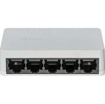 Notebook HiLook NS-0505D Switch, gigabitový, 5× RJ-45, 10Gbps, 7,44Mpps, plastové provedení, fanless, napájení DC 5V 301803027